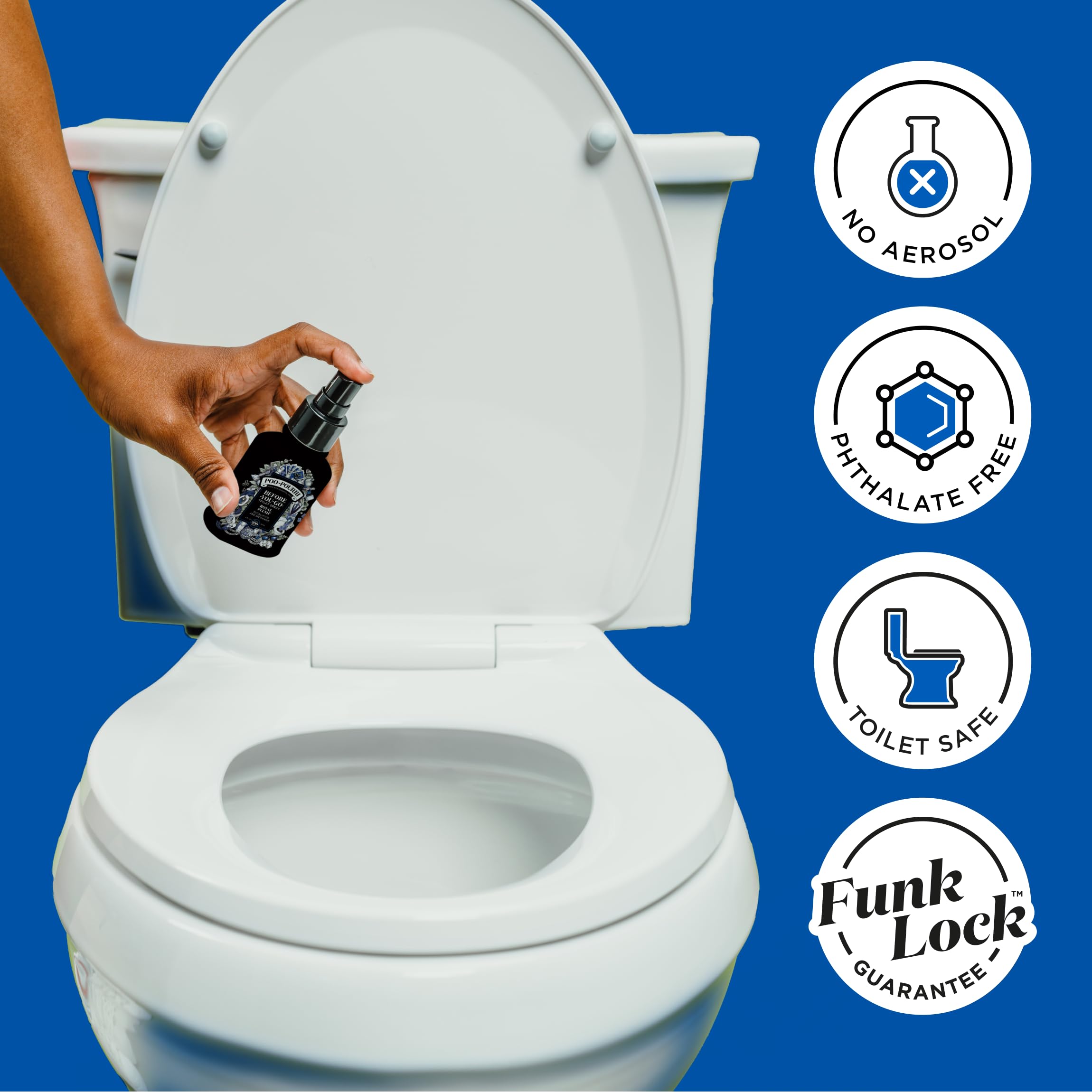 Poo-Pourri Royal Flush Eucalyptus and Spearmint Scent Odor Control Spray 2 oz - Image 2
