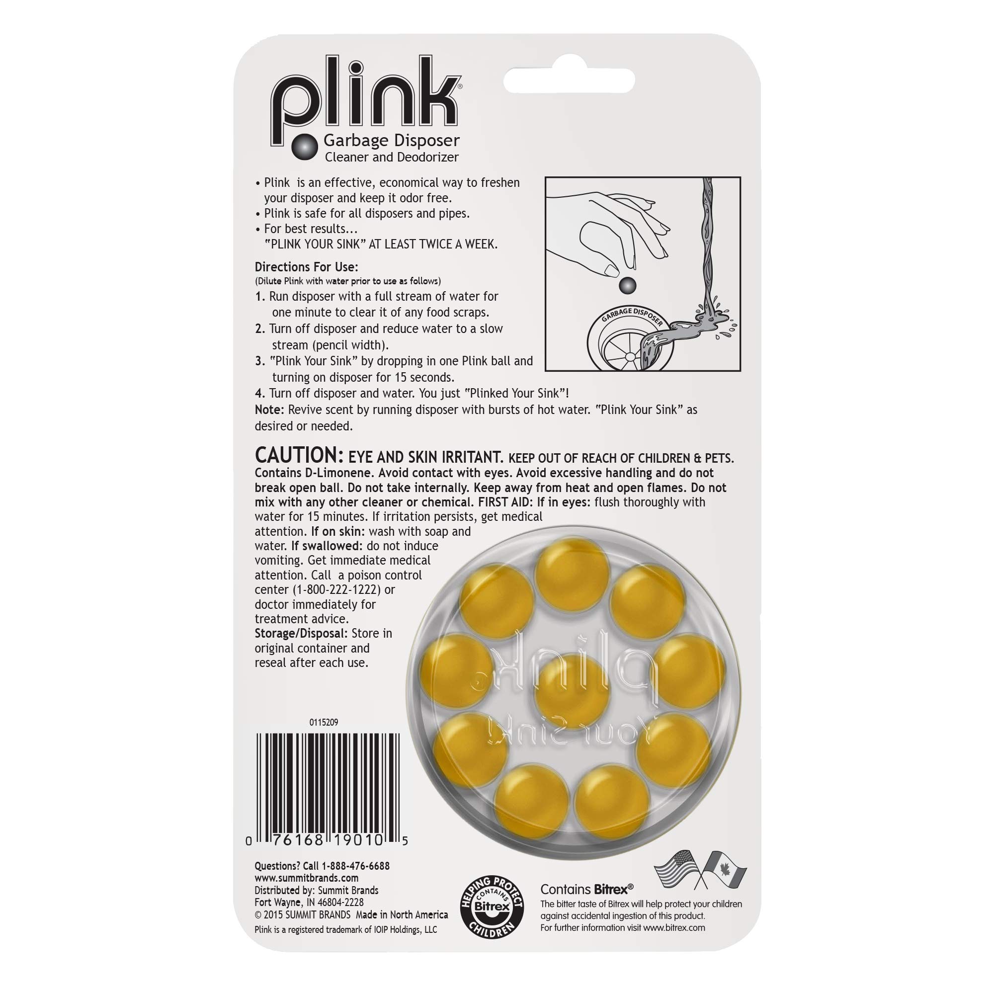 Plink Tablet Garbage Disposal Cleaner 10 pc PLM12T - Image 2