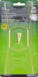 HILLMAN Brass-Plated Gold All Purpose Hanger 11 in. 1 pk