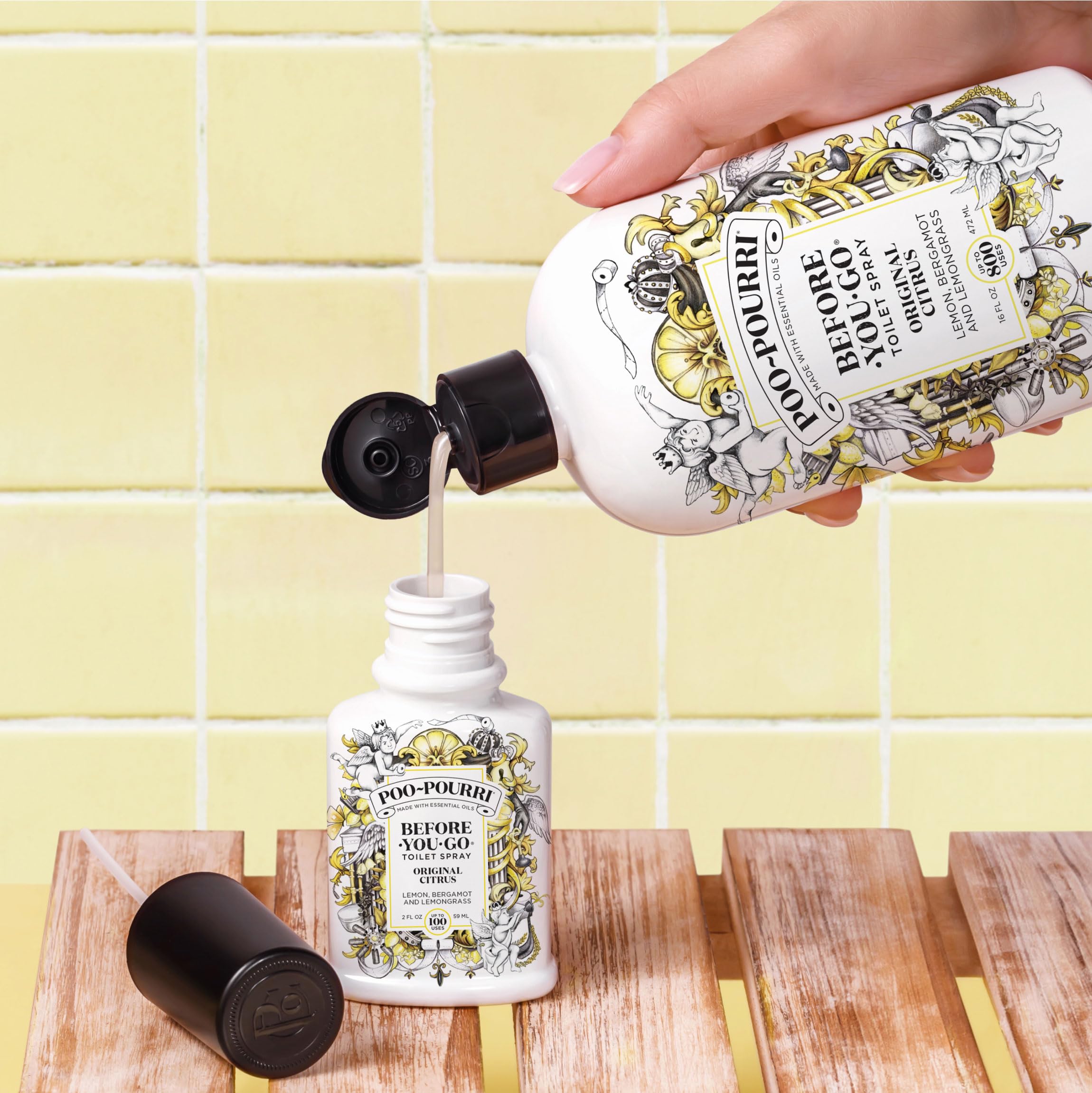 Poo-Pourri Royal Flush Eucalyptus and Spearmint Scent Odor Control Spray 2 oz - Image 9
