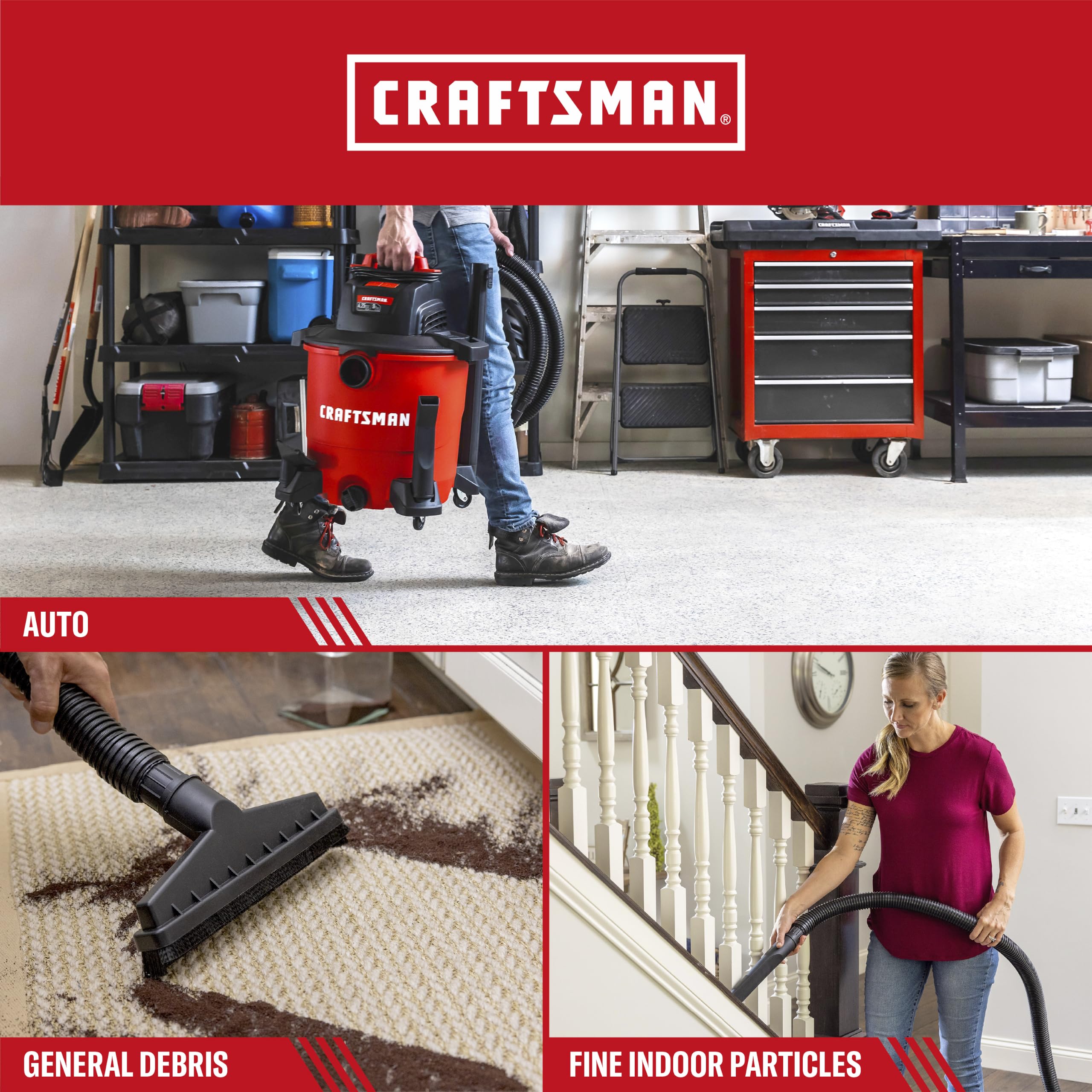 CRAFTSMAN CMXZVBE39970 Genuine 6-10 Gal. Wet Dry Vac Dust Collection Bags - Image 4